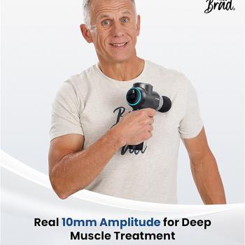 BOB AND BRAD C2 Massage Gun, Mini Massager Gun Deep Tissue, Professional Electric Back Massager for Athletes, Handheld Massager with LED Stall Force Display, FSA and HSA Eligible - Silver Grey