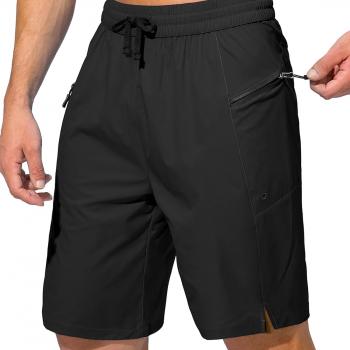 Men's Swim Trunks Quick Dry Board Shorts with Zipper Pockets Beach Shorts Bathing Suits for Men - No Mesh Liner