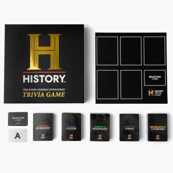 HISTORY Channel Trivia Game - 2000+ Fun General Knowledge Questions for Adults, Family and Teens in The Pursuit of Trivial Knowledge - The Perfect Party Card Game for Board Games Night with your Group