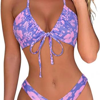 OMKAGI Women Sexy Thong Bikini Swimsuit Set Push Up String Brazilian Bathing Suits