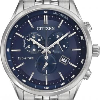 Citizen Men's Classic Corso Eco-Drive Watch, Chronograph, 12/24 Hour Time, Date, Sapphire Crystal