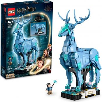 Lego Harry Potter Expecto Patronum 76414 Collectible 2-in-1 Building Set; Birthday Gift Idea for Teens or Fans Aged 14 and Up; Build and Display Patronus Set for Fans of The Wizarding World