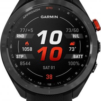 Garmin Approach S70, 47mm, Premium GPS Golf Watch, Black