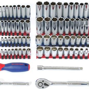 WORKPRO 322-Piece Home Repair Tool Kit With Carrying Bag - Basic Household Hand Tools