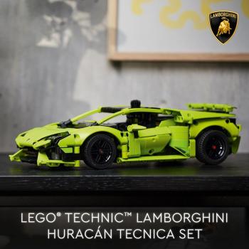 LEGO Technic Lamborghini Huracán Tecnica Advanced Sports Car Building Kit for Kids Ages 9 and up Who Love Engineering and Collecting Exotic Sports Car Toys, 42161