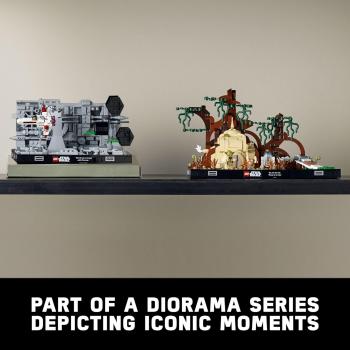 LEGO Star Wars Dagobah Jedi Training Diorama 75330 Set - Complete Series with Yoda and R2-D2 Minifigures, and Luke Skywalker’s X-Wing, Birthday Gift Idea for Adults, Men, Women, Room Décor Memorabilia