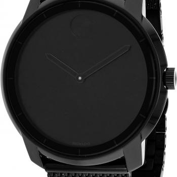 Movado Men's 3600261 Bold Analog Display Swiss Quartz Black Watch