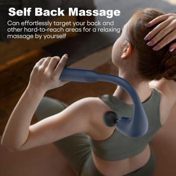 Massage Gun with Extended Handle Revolutionary U-Shaped Back Massager for Pain Relief Deep Tissue Body Massager for Neck,Shoulder,Leg-Reach Every Muscle with Ease