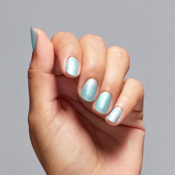 OPI Nail Lacquer, Sheer & Soft Pearl Finish Blue Nail Polish, Up to 7 Days of Wear, Chip Resistant & Fast Drying, Fall 2023 Collection, Big Zodiac Energy, Pisces the Future, 0.5 fl oz