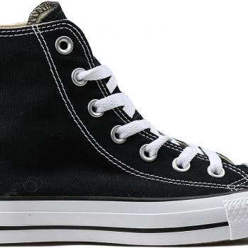 Converse Unisex Chuck Taylor All Star Hi Winter Weight Material Black/Black Sneaker Men's 7.5, Women's 9.5 Medium