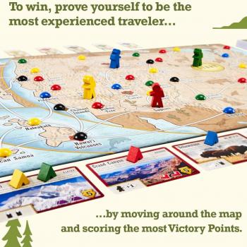 Underdog Games Trekking The National Parks - The Award-Winning Family Board Game | Designed for National Park Lovers | Great for Kids Ages 10 and Up | Easy to Learn