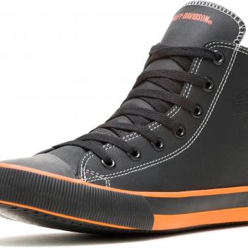 Men's Nathan Leather Motorcycle Casual Sneaker Vulcanized