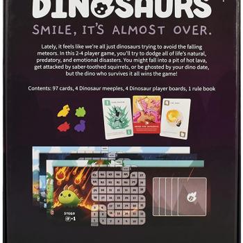 Happy Little Dinosaurs Base Game - Competitive Sabotage Funny Card Game For Kids, Teens, Adults - 2-4 Players, Hand Management