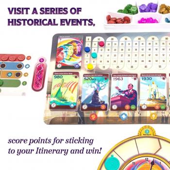 Underdog Games Trekking Through History: The Family Board Game | Adventure Through Time and Witness Incredible Events During Family Game Night | Ages 10 and Up