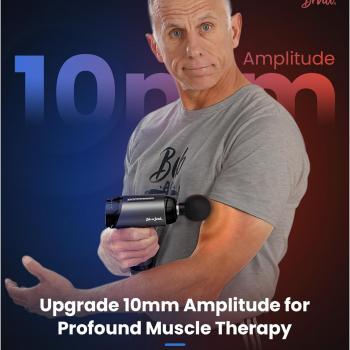 BOB AND BRAD T2 Pro Massage Gun with Heat and Cold, Deep Tissue Percussion Massager Gun, Muscle Massager, Electric Back Massagers for Professional Athletes Home Gym, FSA and HSA Eligible