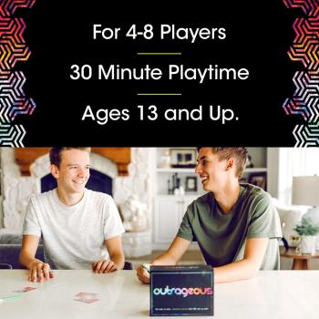 Inspiration Play Outrageous Party Game for Family Game Night - Fun Adult & Family Games