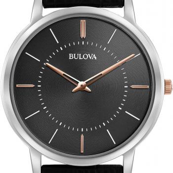 Bulova Classic Quartz Mens Watch, Stainless Steel