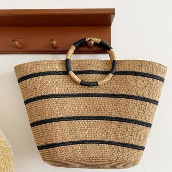 Straw Bag Straw Handbags Tote Bag for Women Straw Tote Bags Rattan Woven Straw Beach Bags for Women Beach Tote Bag