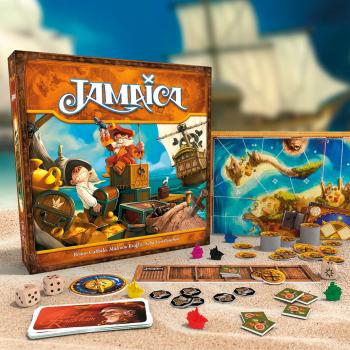 Jamaica Board Game (New Edition) - Family-Friendly Pirate Racing Game, Strategy Game for Kids & Adults, Ages 8+, 2-6 Players, 30-60 Minute Playtime, Made by Space Cowboys