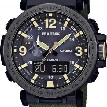 Casio Men's PRG-600YB-3CR PRO TREK Analog-Digital Display Quartz Green Watch (PRG600YB-3)