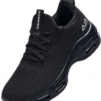 Mens Air Running Shoes Comfortable Walking Tennis Sneakers Lighweight Athletic Shoes for Sport Gym Jogging US 7-12