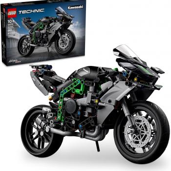 LEGO Technic Kawasaki Ninja H2R Motorcycle Toy for Build and Display, Kid's Room Décor, Collectible Building Set for Boys and Girls Ages 10 and Up, Scale Model Kit for Independent Play, 42170