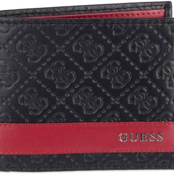 Guess Men's Leather Slim Bifold Wallet