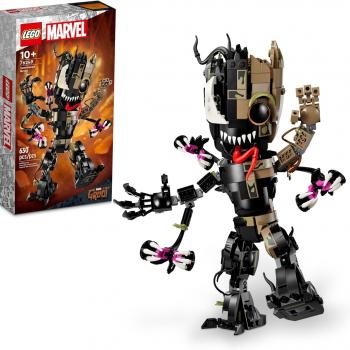 LEGO Marvel Venomized Groot 76249 Transformable Marvel Toy for Play and Display, Buildable Marvel Action Figure for Fans of the Guardians of the Galaxy Movie, Birthday Gift for 10 Year Old Kids