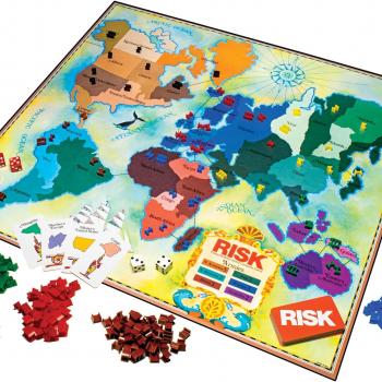 Risk The 1980's Edition With Original 1980's Artwork and Components by Winning Moves Games USA, Strategy Board Game of World Domination for 2 to 6 Players, Ages 8+