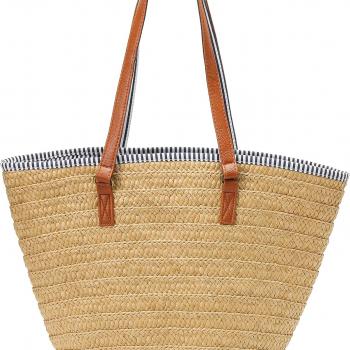 Epsion Straw Beach Bags Tote Tassels Bag Hobo Summer Handwoven Shoulder Bags Purse With Pom Poms