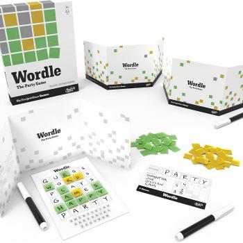 Hasbro Gaming Wordle The Party Game for 2-4 Players, Official Wordle Board Game Inspired by New York Times, Games for Ages 14+, Word Games