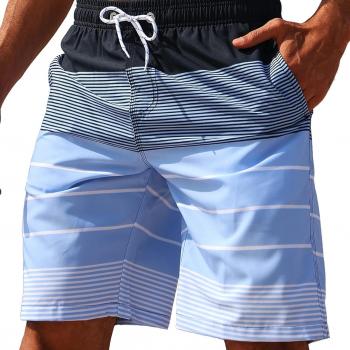 ELETOP Men's Swim Trunks Quick Dry Bathing Suit Swimming Board Shorts Mesh Lining Beach Swimwear