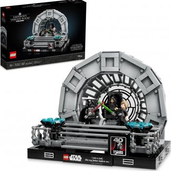 LEGO Star Wars Emperor’s Throne Room Diorama 75352 Building Set for Adults, Classic Star Wars Collectible for Display with Darth Vader Minifigure, Fun Birthday Gift for Men and Women