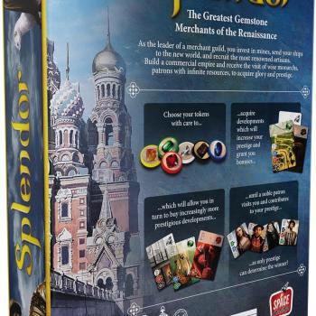 Splendor Board Game (Base Game) - Strategy Game for Kids and Adults, Fun Family Game Night Entertainment, Ages 10+, 2-4 Players, 30-Minute Playtime, Made by Space Cowboys