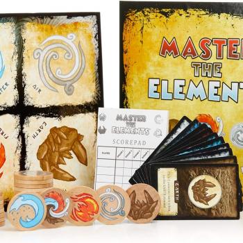 Master The Elements Novelty Board Game of Strategy and Chance - Perfect Family Friendly Game for Adults, Teens & Kids Ages 8 Years and Older, 2 to 6 Players Compete to Outwit Their Opponents