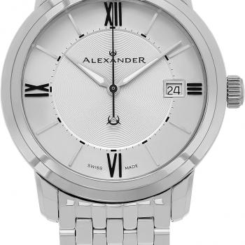 Alexander Men's Analogue Quartz Watch with Stainless Steel Strap A111B-04