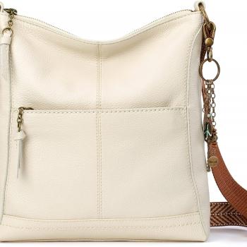 The Sak Lucia Leather Crossbody Purse - Premium Leather Women's Handbag for Everyday & Travel - Cross Body Bag With Zipper