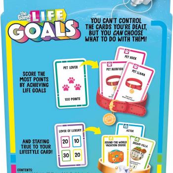 Hasbro The Game of Life Goals Card Game - Quick-Playing Family Game for 2-4 Players Ages 8 and Up