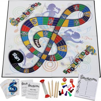 Spontuneous - The Song Game - Sing It or Shout It - Talent NOT Required - Family Party Board Game…