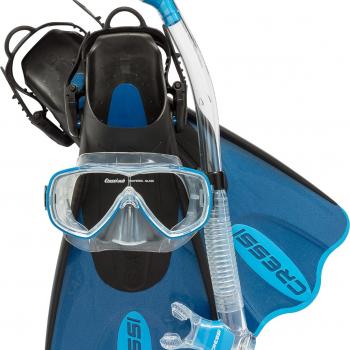 Cressi Palau SAF Set (Blue)