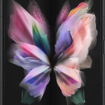 Samsung Galaxy Z Fold3 Fold 3 5G T-Mobile Locked Android Cell Phone US Version Smartphone Tablet 2-in-1 Foldable Dual Screen Under Display Camera - (Renewed) (512GB, Phantom Black)