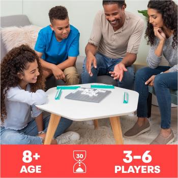 Upwords, Word Game with Stackable Letter Tiles & Rotating Game Board, New 2023 Version | Games for Family Game Night | Family Games, for Adults and Kids Ages 8 and up