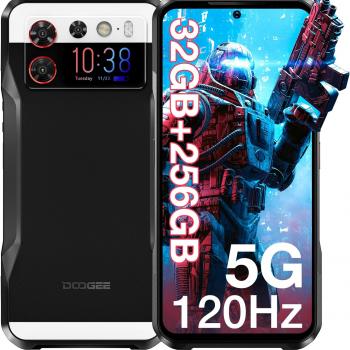 DOOGEE V20S 5G Rugged Smartphone Unlocked 2024,32GB+256GB(TF 2TB),6.43" 2K AMOLED Display,50MP+24MP Night Vision Camera,Android 13 Rugged Phone,6000mAh/33W,IP68/IP69K Waterproof Phone,NFC/OTG-Black