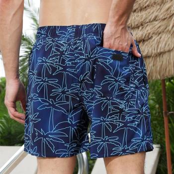 Men's Swim Trunks Quick Dry Bathing Suit Swimming Shorts with Compression Liner and Pockets