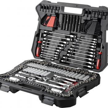 TRUE MECHANIC™ 303-Piece Mechanics Tool Set and Socket Set, Professional, SAE/Metric