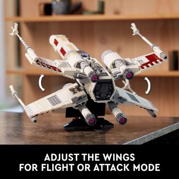 LEGO Star Wars Ultimate Collector Series X-Wing Starfighter Building Set for Adults, Star Wars Collectible for Build and Display with Luke Skywalker Minifigure, Fun Gift Idea for Star Wars Fans, 75355