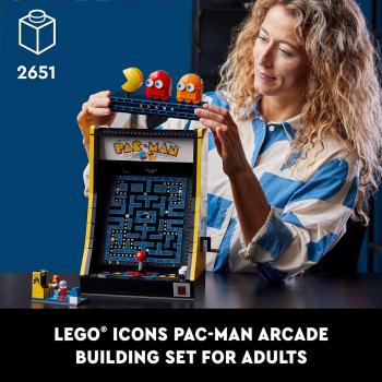 LEGO Icons PAC-Man Arcade Building Kit, Build a Replica Model of a Classic Video Game, Nostalgic and Unique Gift for Father's Day or Graduation, Fans of Retro Video Games and Retro Décor, 10323