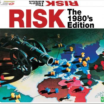 Risk The 1980's Edition With Original 1980's Artwork and Components by Winning Moves Games USA, Strategy Board Game of World Domination for 2 to 6 Players, Ages 8+