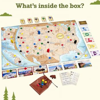 Underdog Games Trekking The National Parks - The Award-Winning Family Board Game | Designed for National Park Lovers | Great for Kids Ages 10 and Up | Easy to Learn