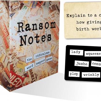 Ransom Notes - The Ridiculous Word Magnet Party Game, 3+ Players